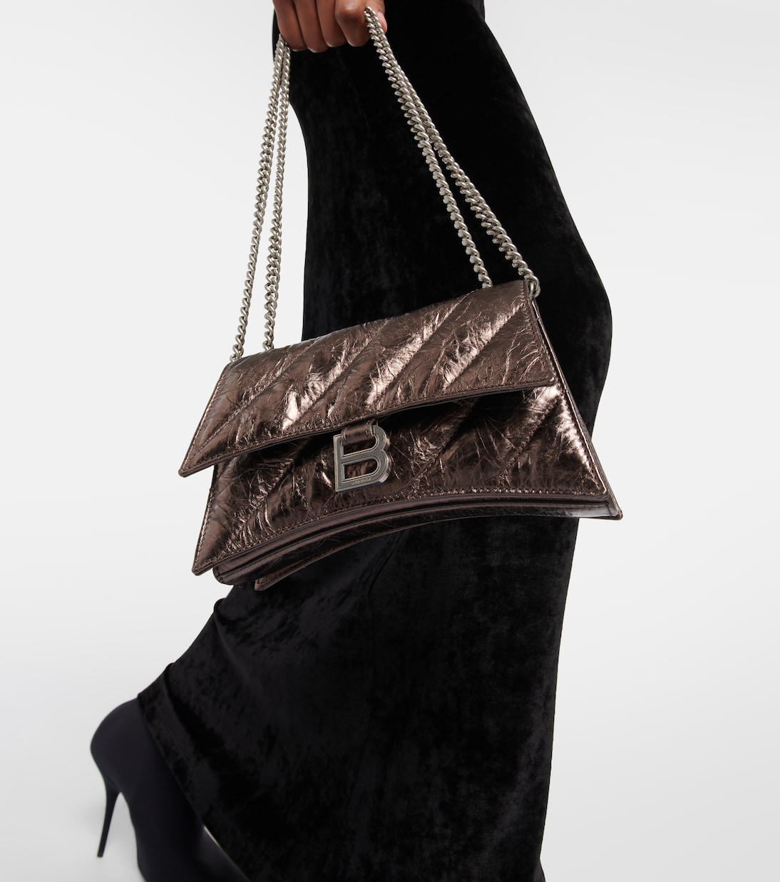 Crush XS leather shoulder bag | Balenciaga