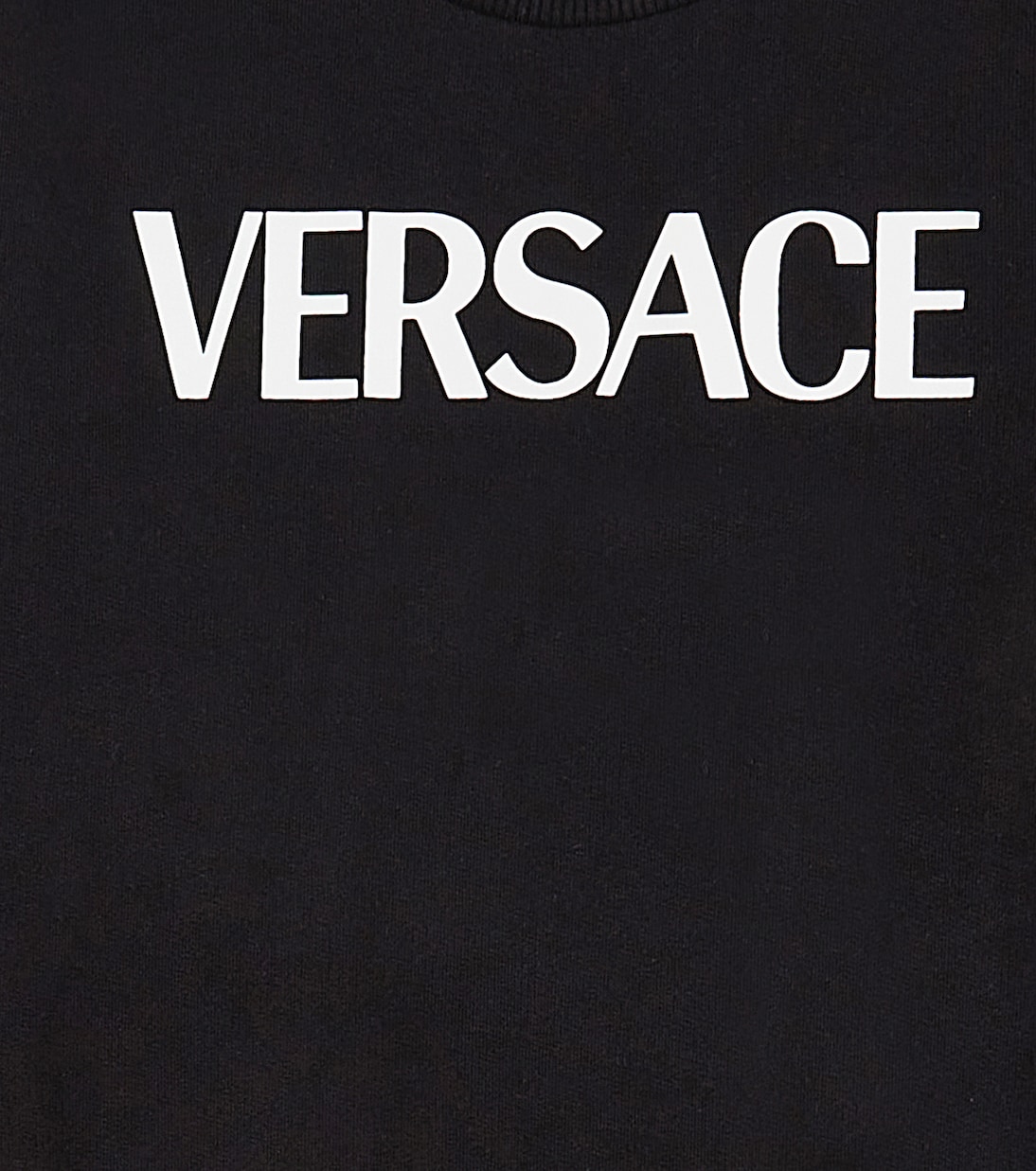 Sudadera con capucha de algodón con logo | Versace Kids