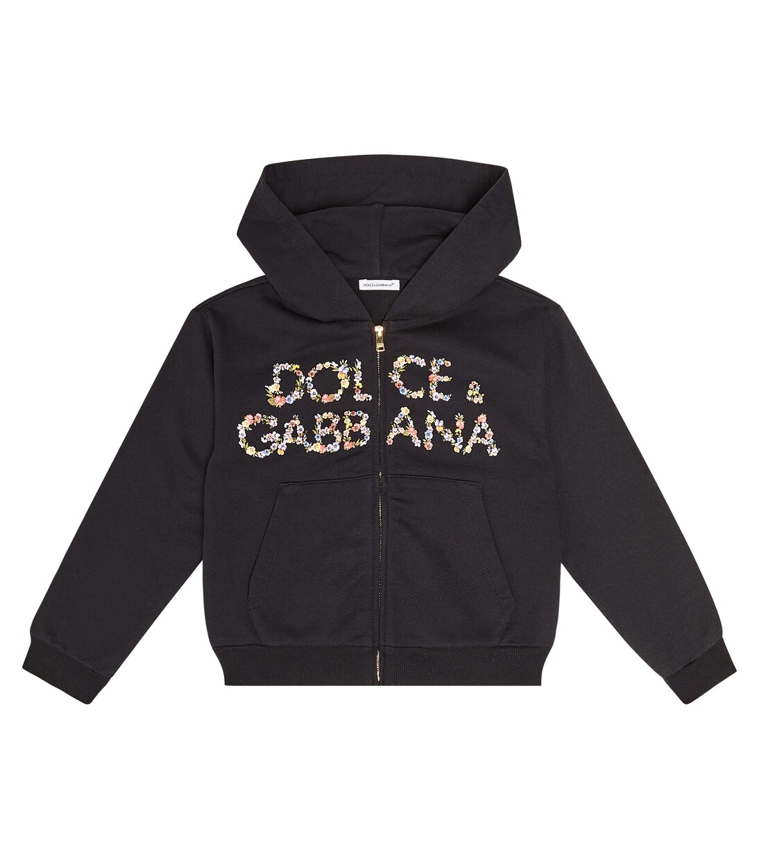 Sudadera con capucha de algodón con logo | Dolce&Gabbana Kids