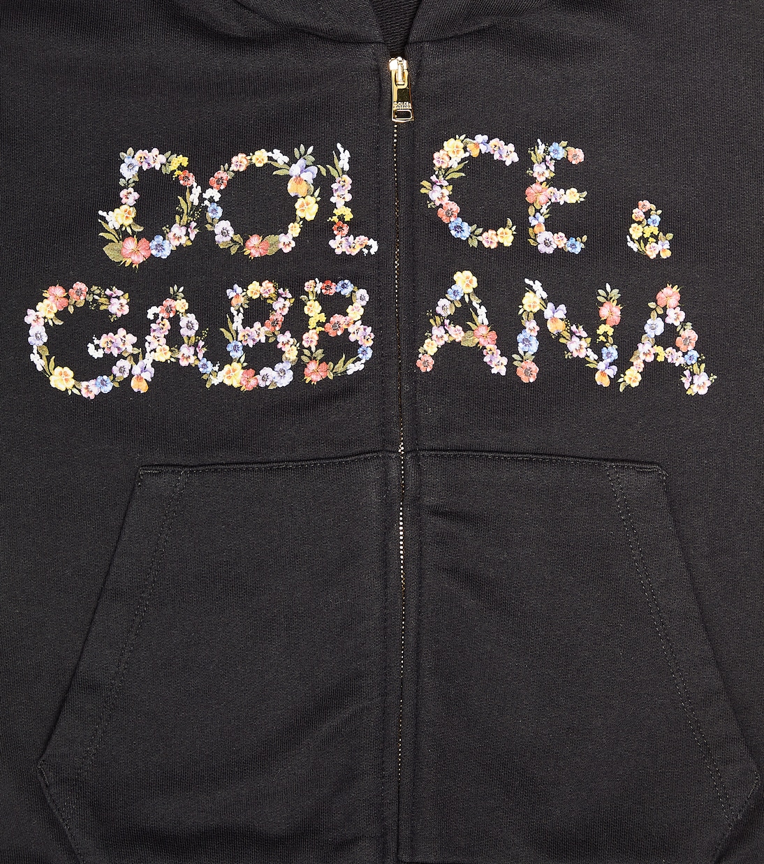 Sudadera con capucha de algodón con logo | Dolce&Gabbana Kids