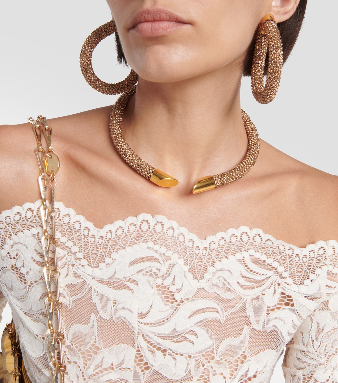 Collier Pixel Tube | Rabanne