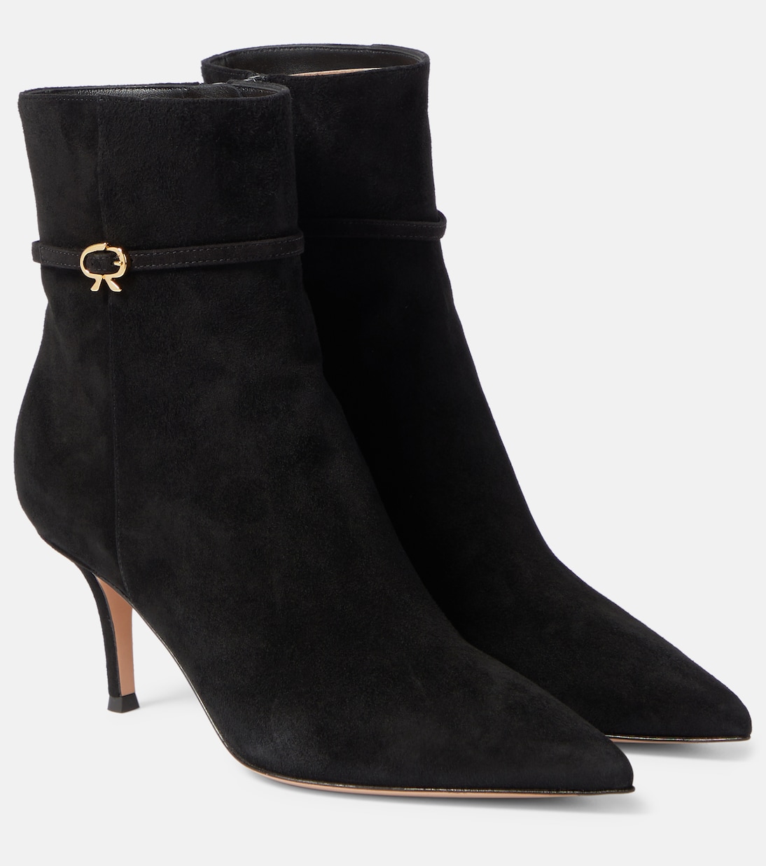 Ribbon Ville suede ankle boots | Gianvito Rossi