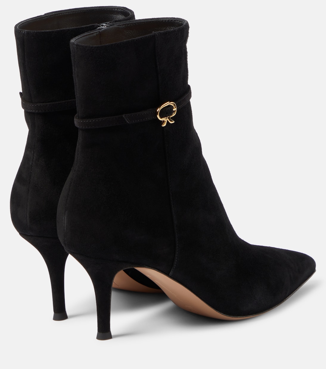 Ribbon Ville suede ankle boots | Gianvito Rossi