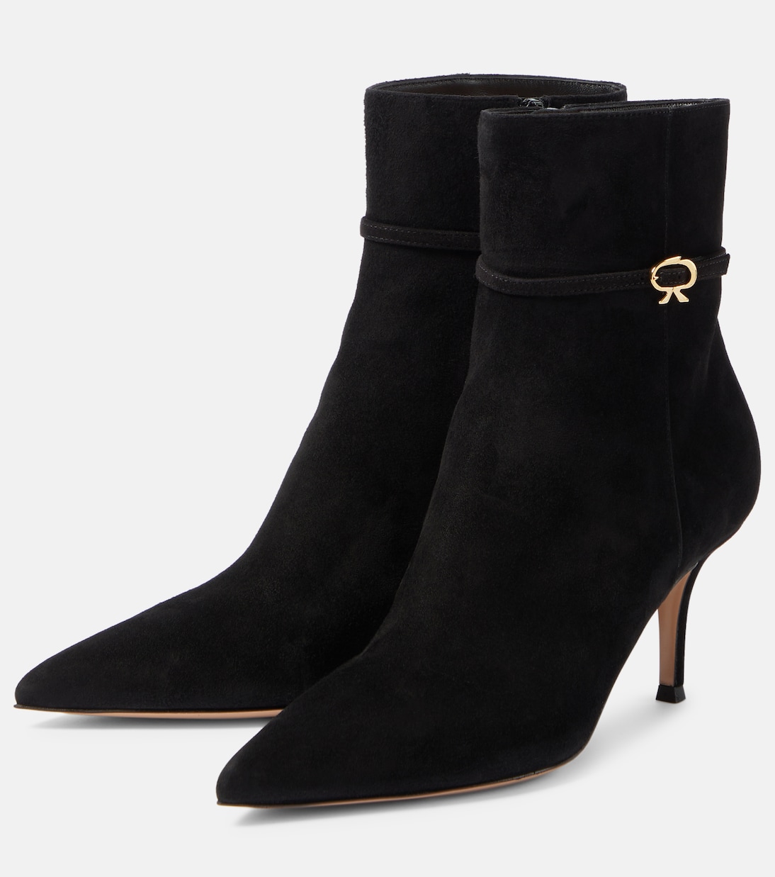 Ribbon Ville suede ankle boots | Gianvito Rossi