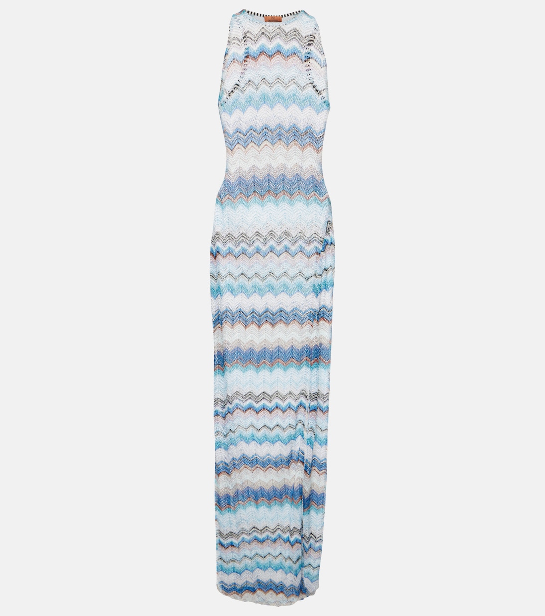 Zig Zag lamé maxi dress | Missoni Mare