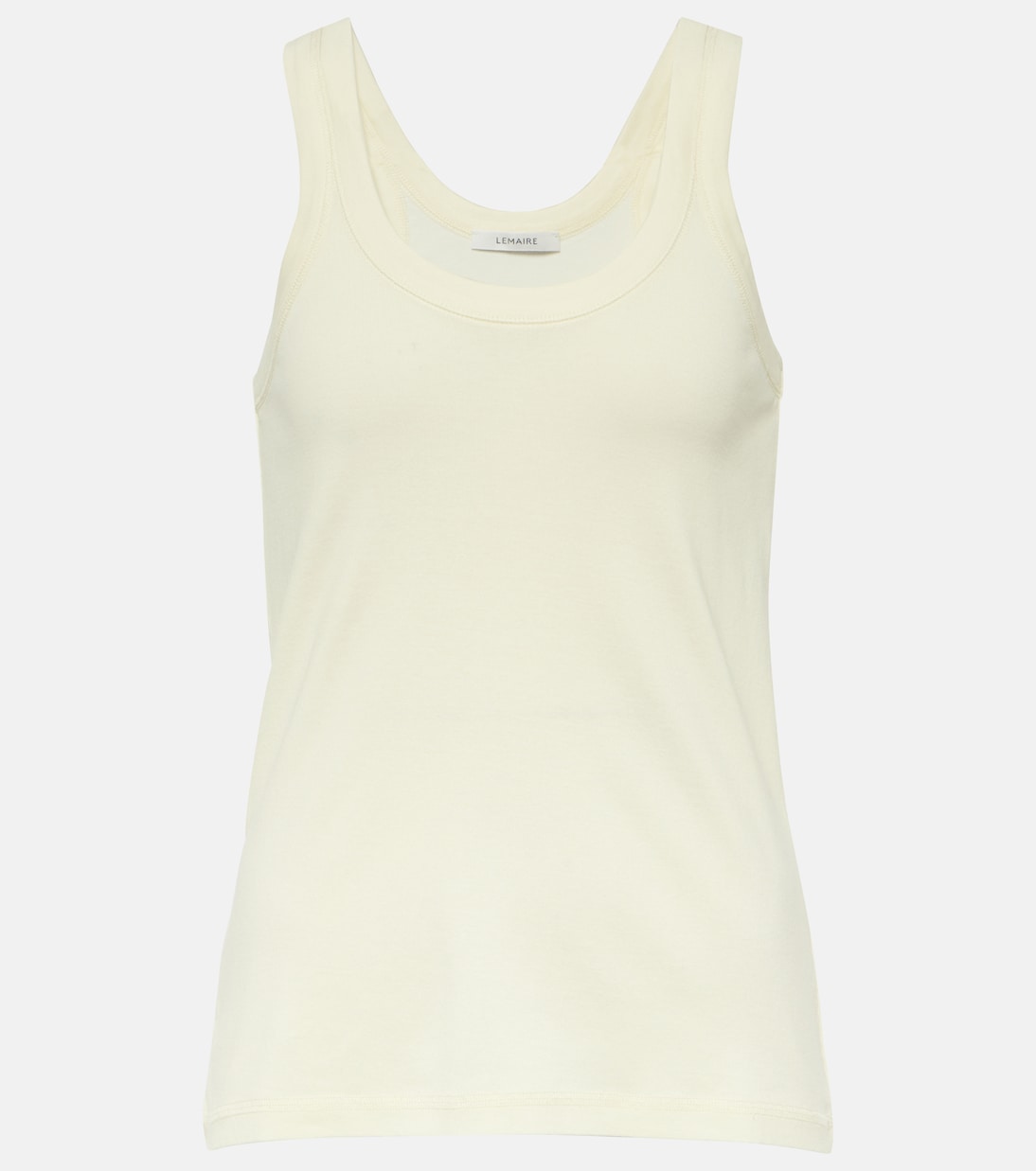 Ribbed-knit cotton tank top | Lemaire