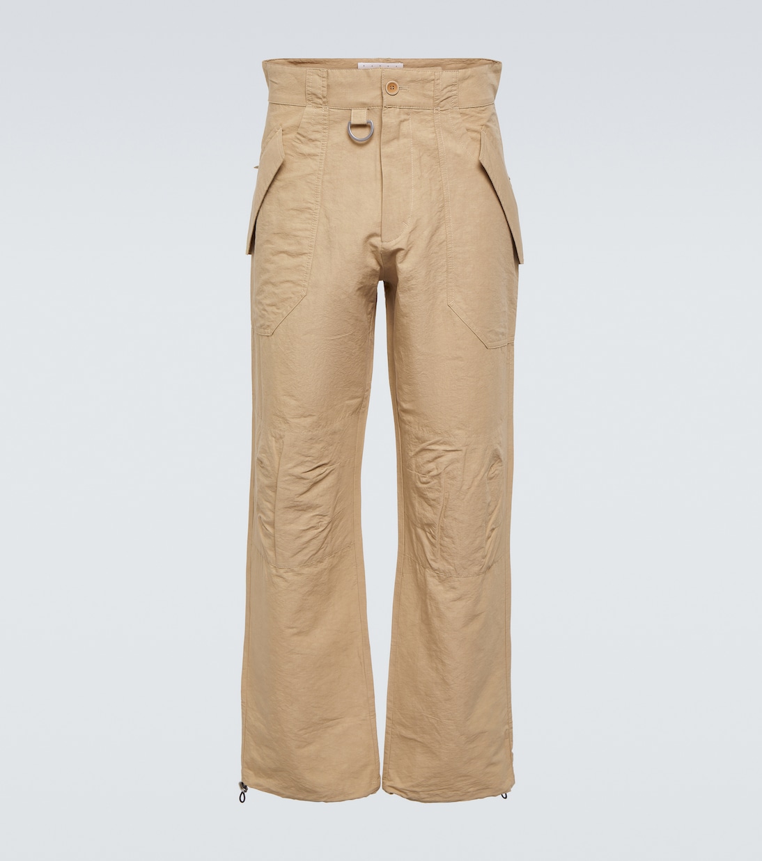 Pantalon droit Stymir en coton et lin | Ranra