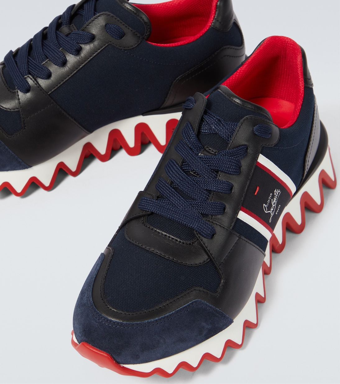 Sneakers Nastroshark aus Leder und Canvas | Christian Louboutin