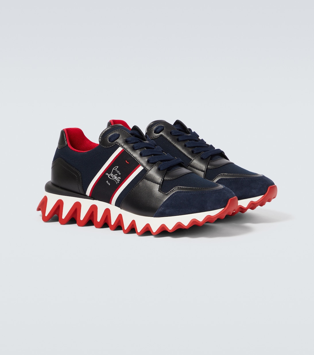 Sneakers Nastroshark aus Leder und Canvas | Christian Louboutin