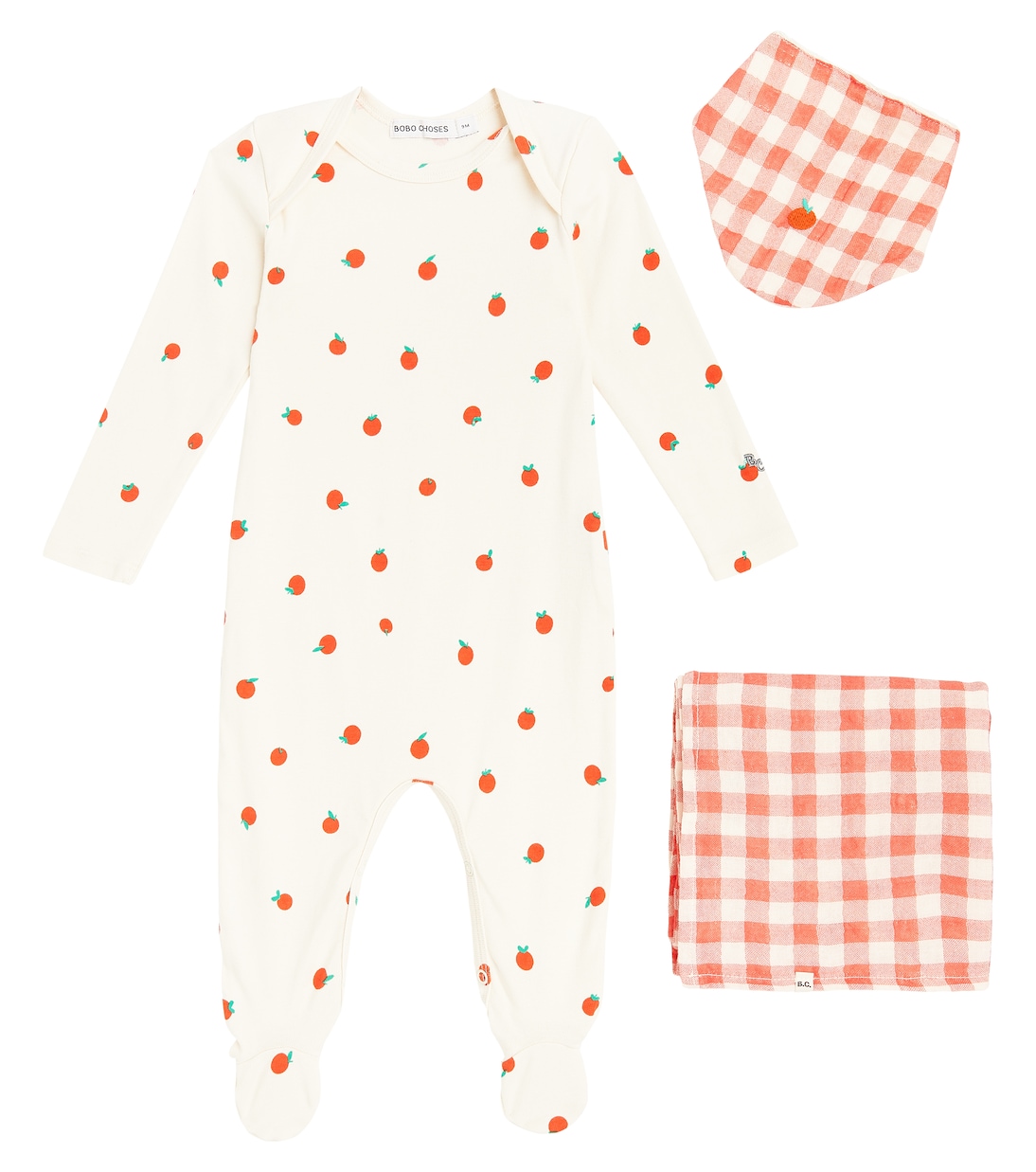 Bébé – Set grenouillère, couverture et bavoir Tomate | Bobo Choses