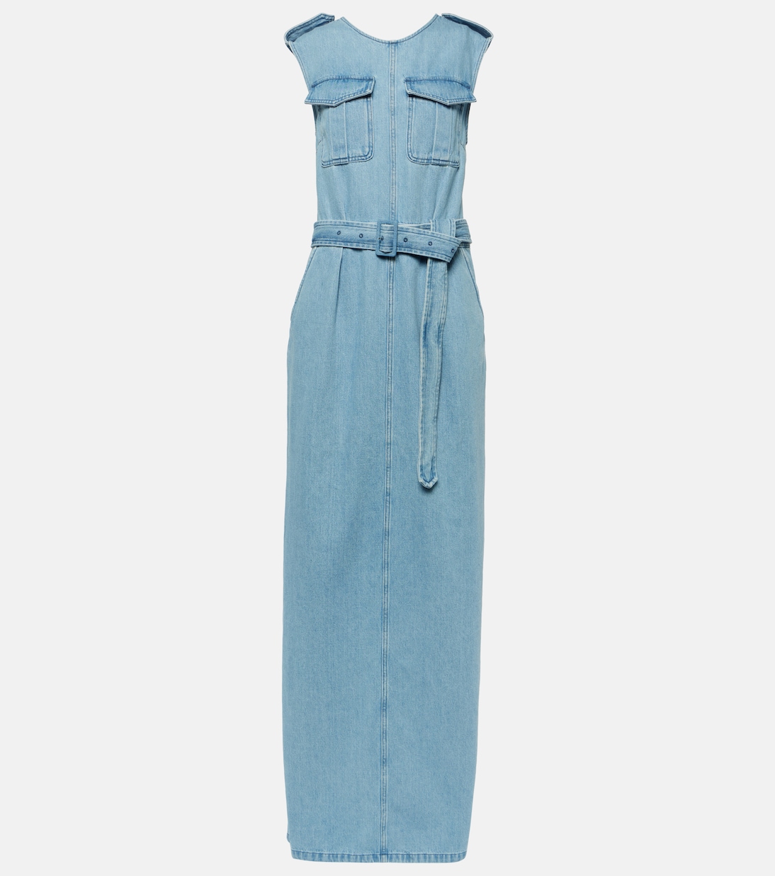 Robe longue en jean | Dries Van Noten