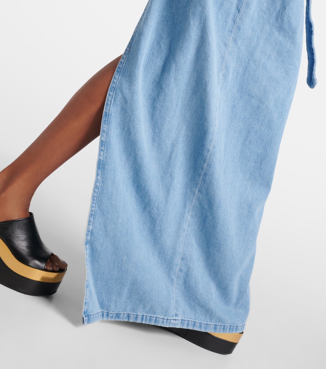 Robe longue en jean | Dries Van Noten