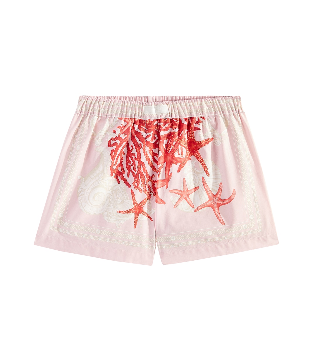 Shorts Barocco Sea de popelín de algodón | Versace Kids