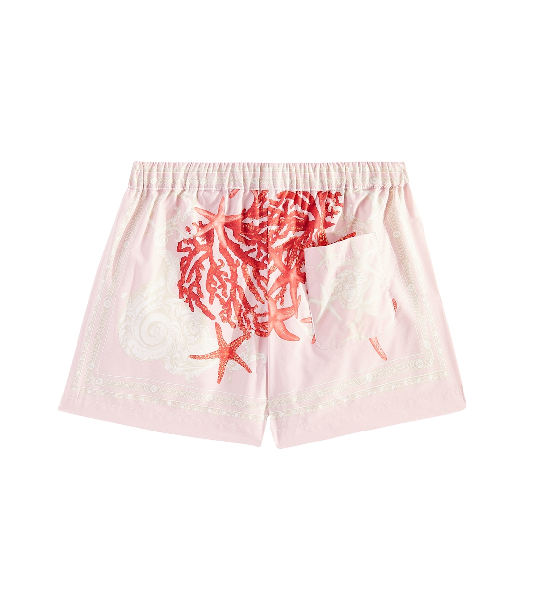 Shorts Barocco Sea de popelín de algodón | Versace Kids