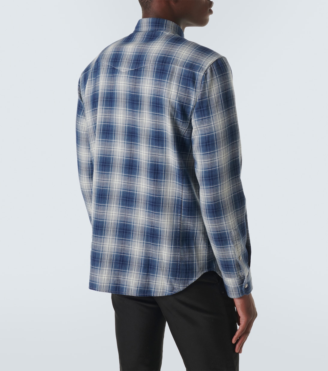 Camicia Western in cotone a quadri | Tom Ford