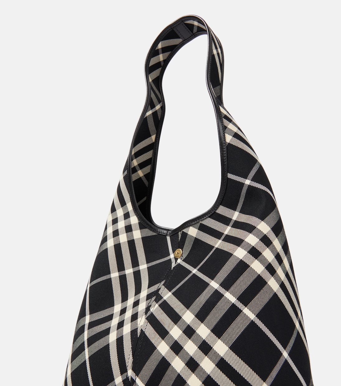 Tote Check Small aus Canvas | Burberry