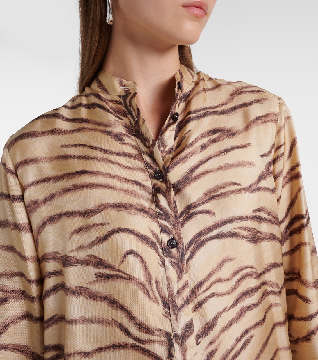 Camicia in seta con stampa | Stella McCartney