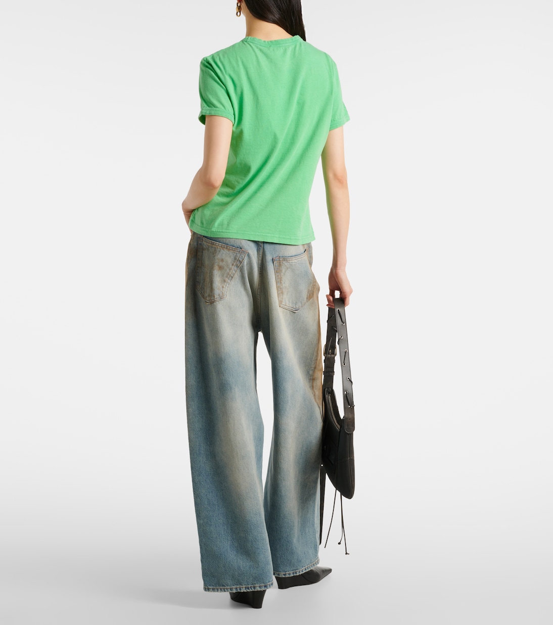 로고 코튼 티셔츠 | Acne Studios