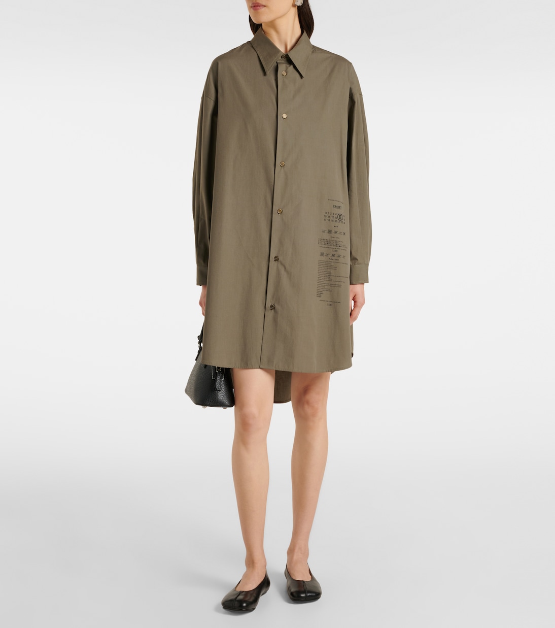 Robe chemise en coton | MM6 Maison Margiela
