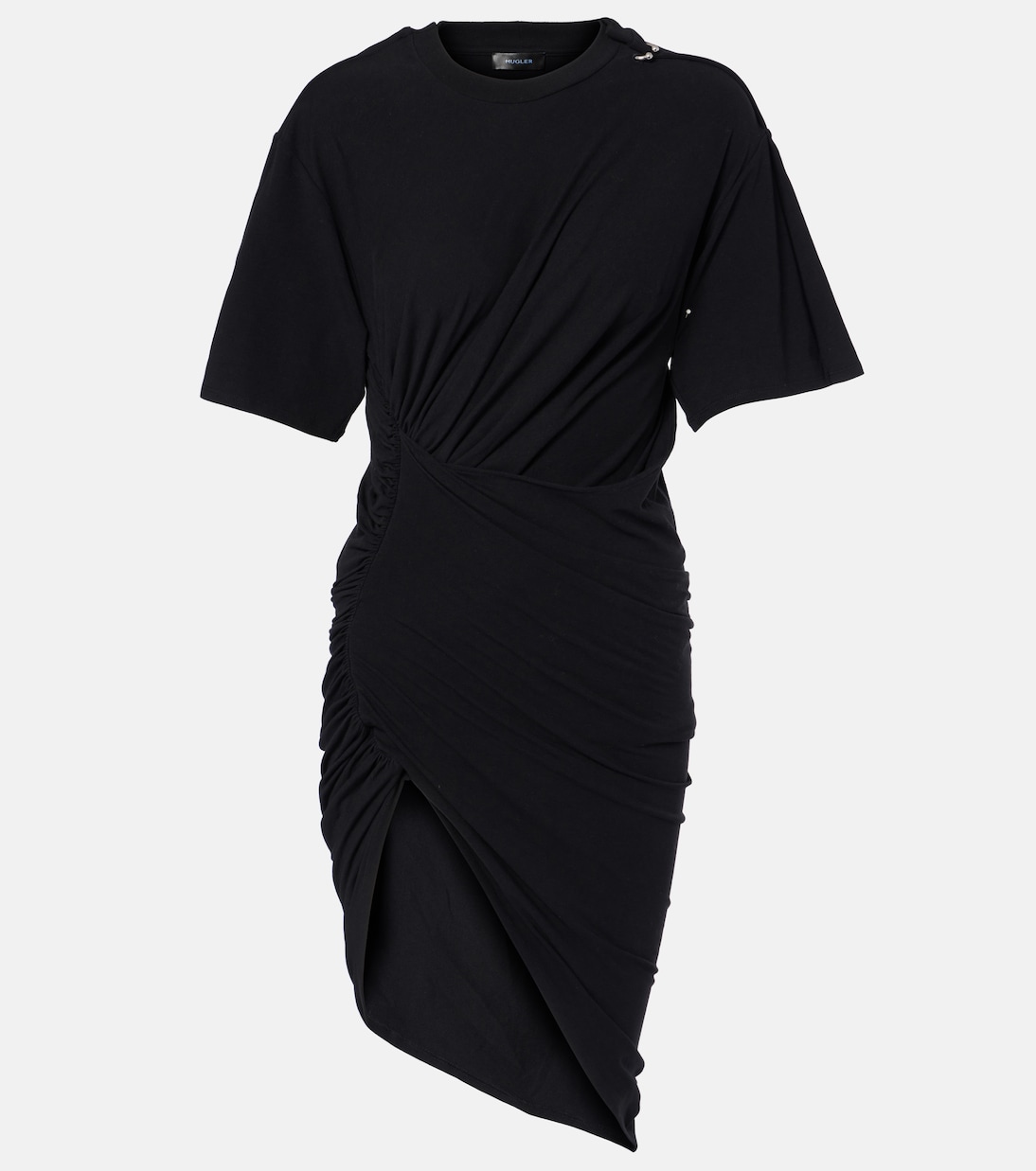 Abito corto in jersey di misto cotone | Mugler