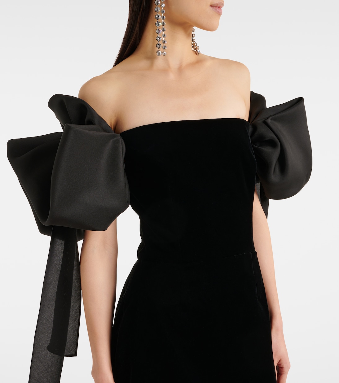 Abito corto in velluto | Carolina Herrera