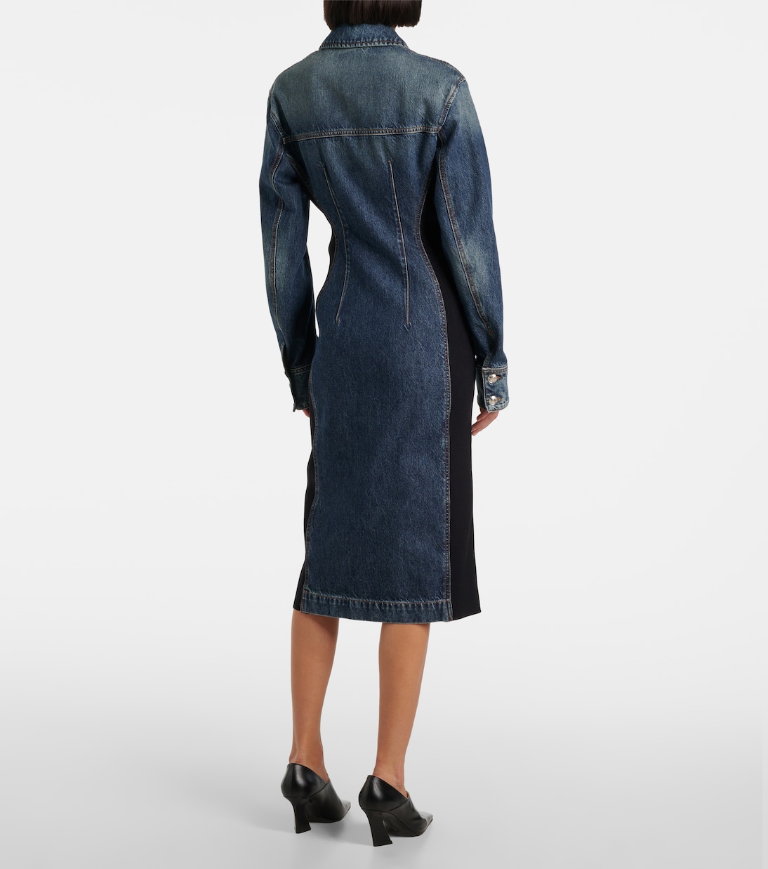 Abito midi Fiorito in denim | Sportmax