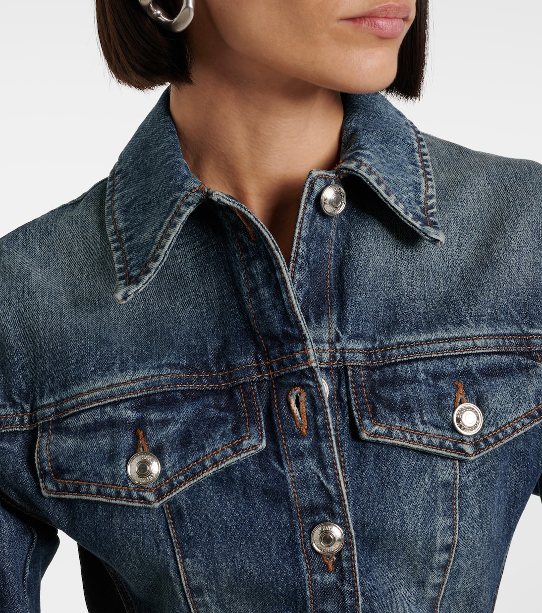 Abito midi Fiorito in denim | Sportmax