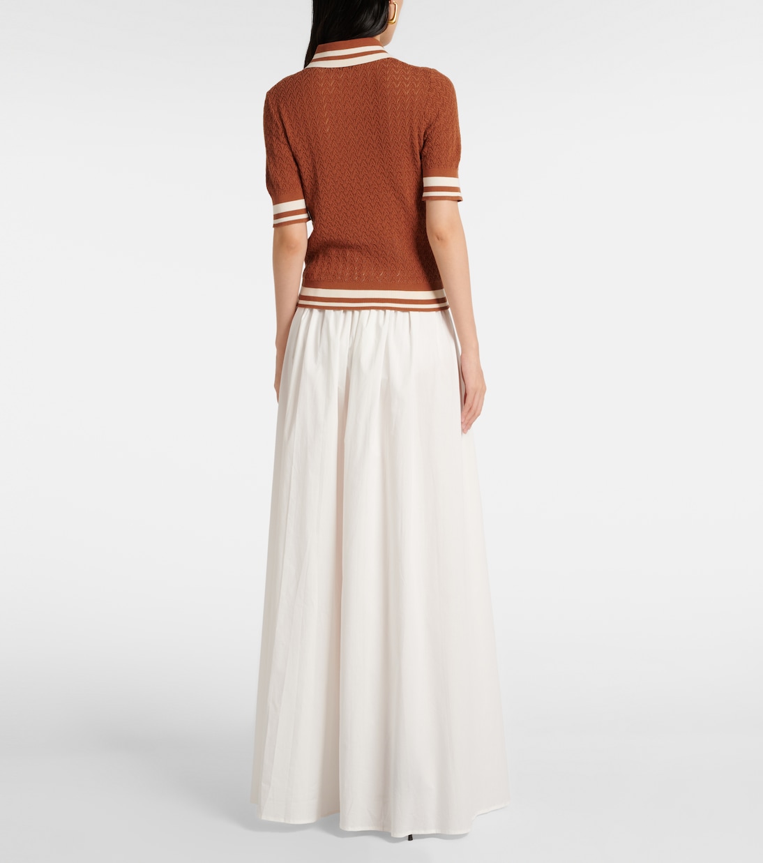 Polohemd aus Pointelle-Strick | Tory Burch