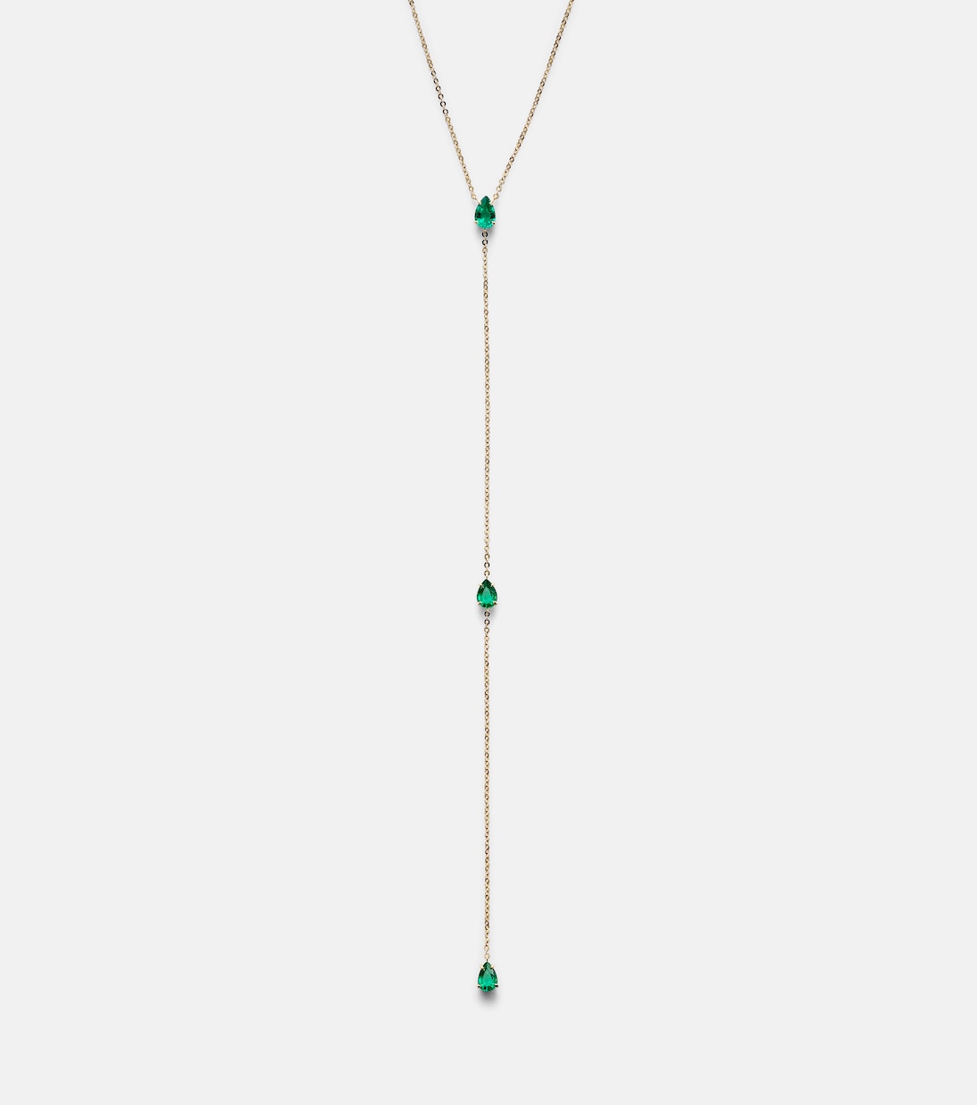 Collana in oro 18kt con smeraldi | Anita Ko