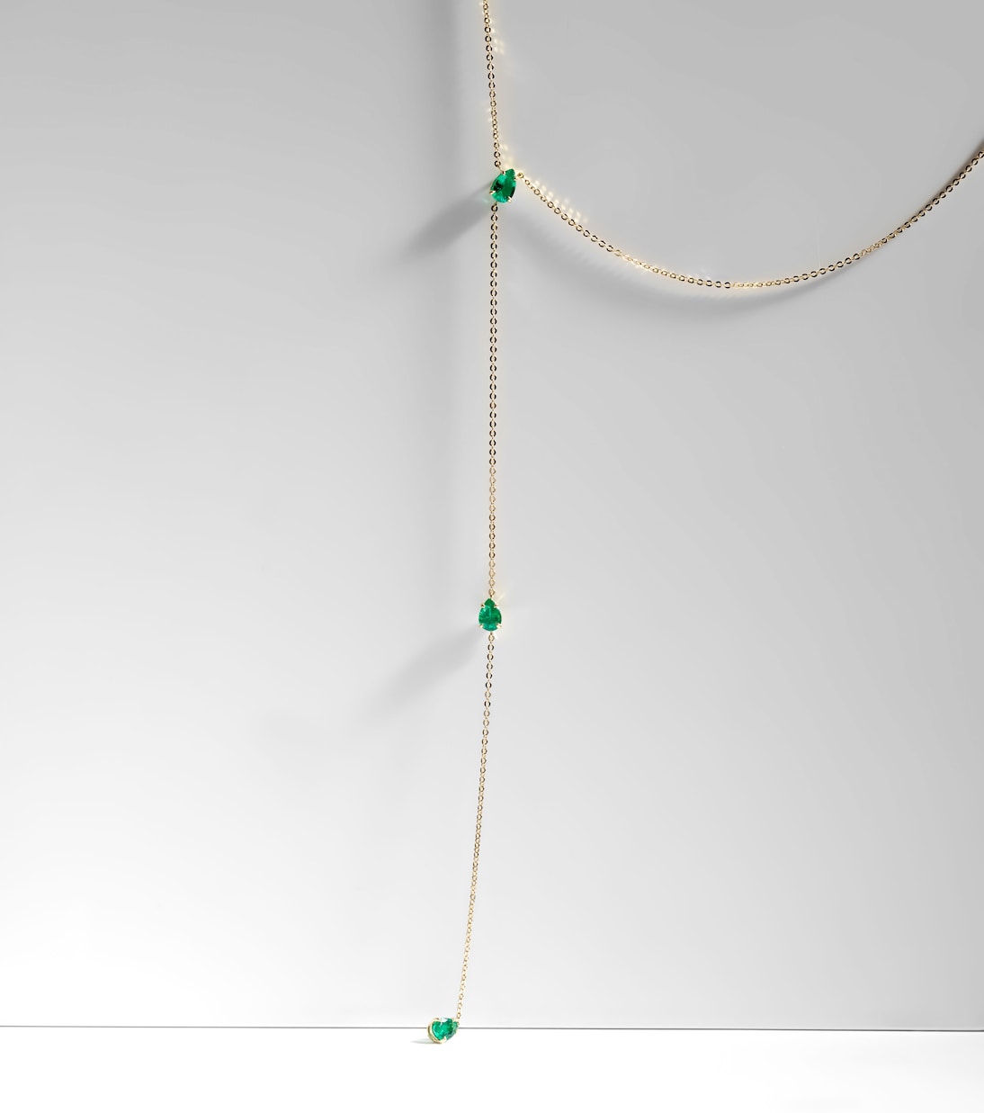 Collana in oro 18kt con smeraldi | Anita Ko