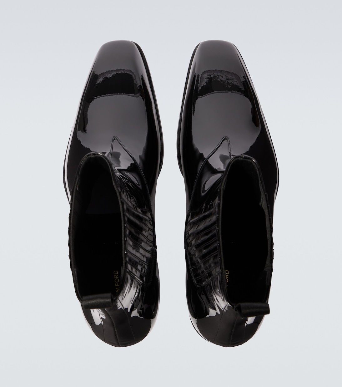 Bottines Chelsea en cuir verni | Tom Ford