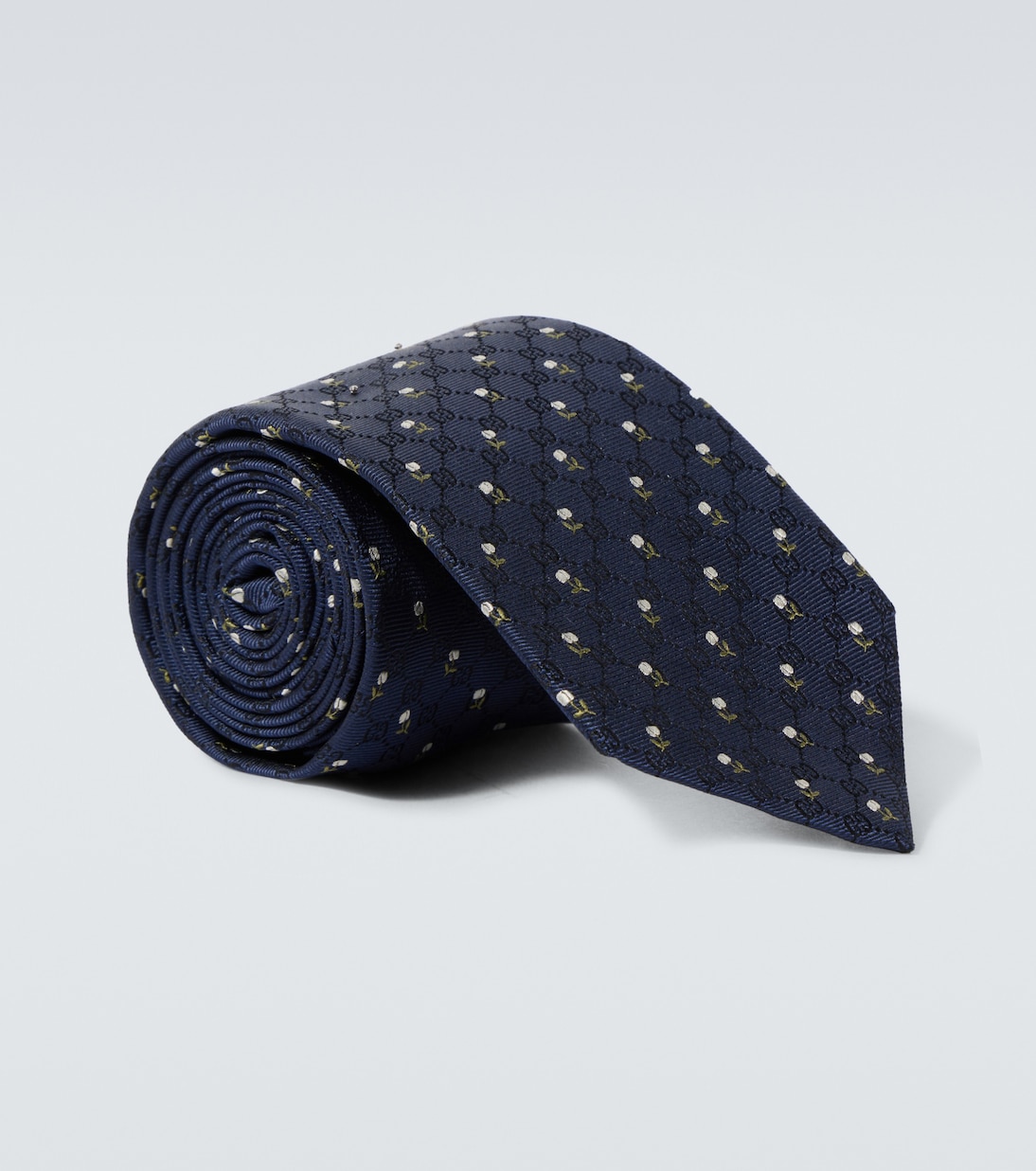 Cravatta in jacquard di seta GG  | Gucci