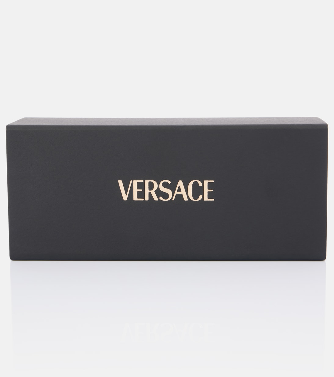 Occhiali da sole VERSACE in stile rettangolare con placca Damier, moda giovane italiana