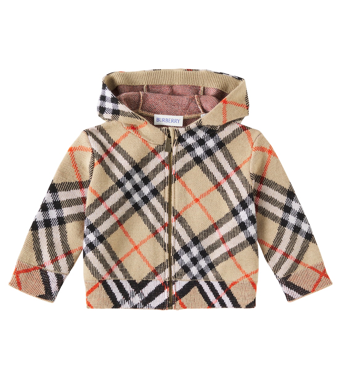 Baby Burberry Check wool jacket | Burberry Kids
