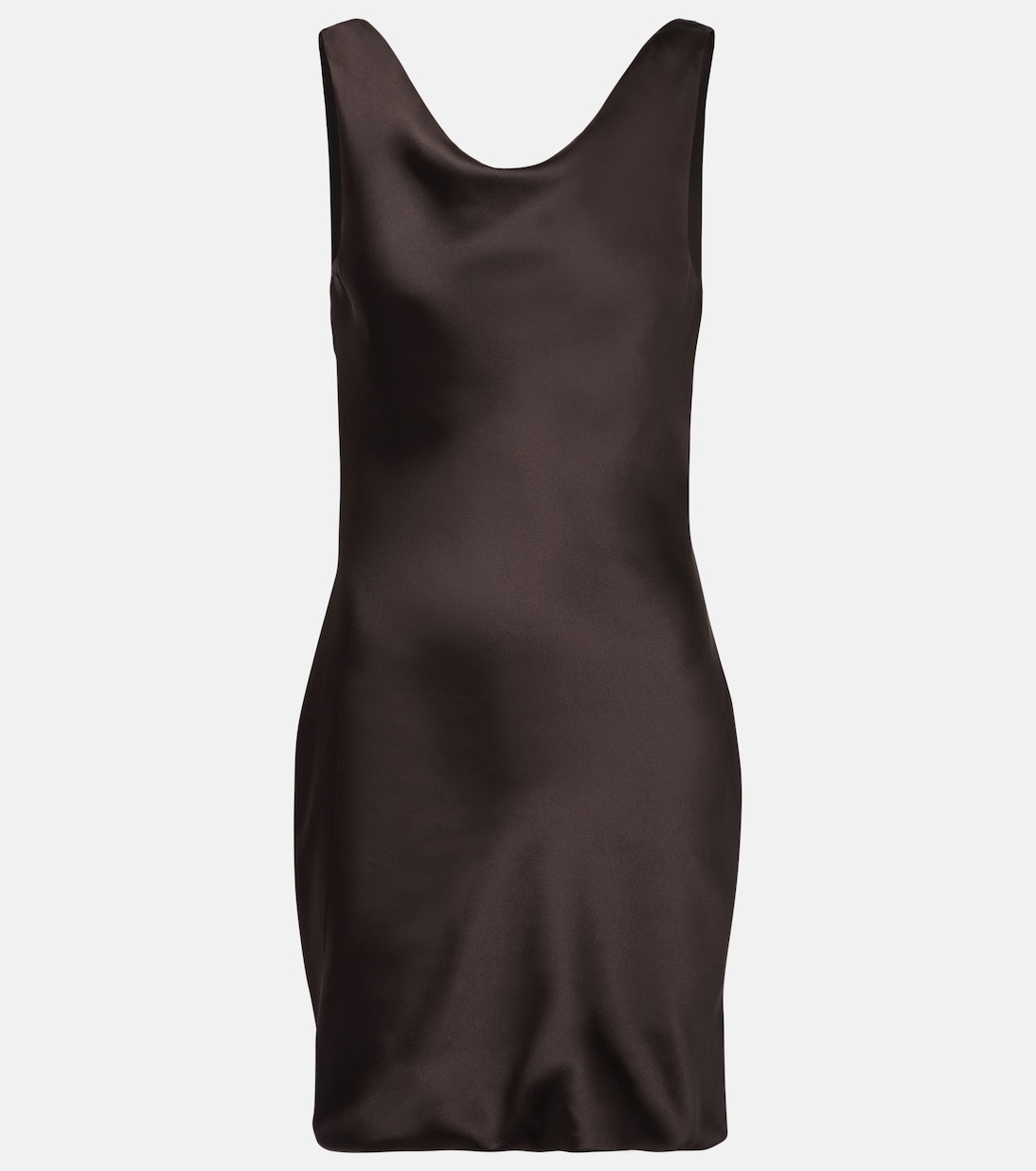 Maria crêpe satin minidress | Norma Kamali
