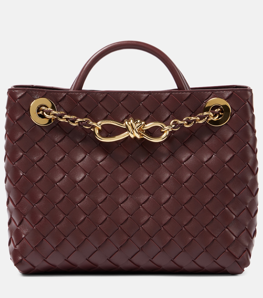 Borsa Andiamo Chain Knot Small in pelle   | Bottega Veneta