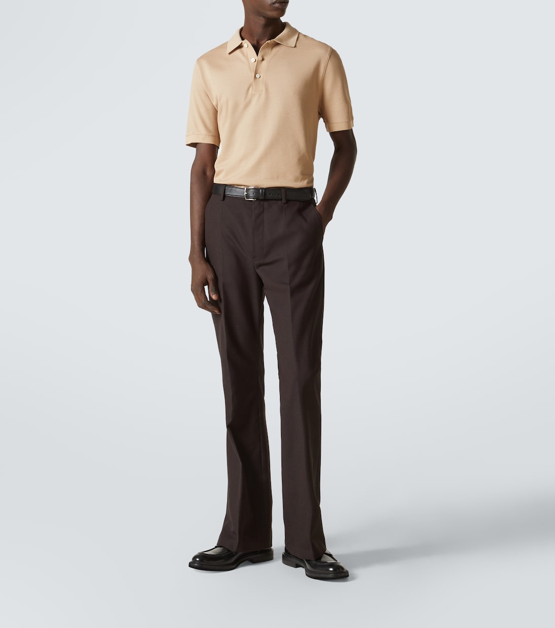 Polo in cotone e seta | Canali