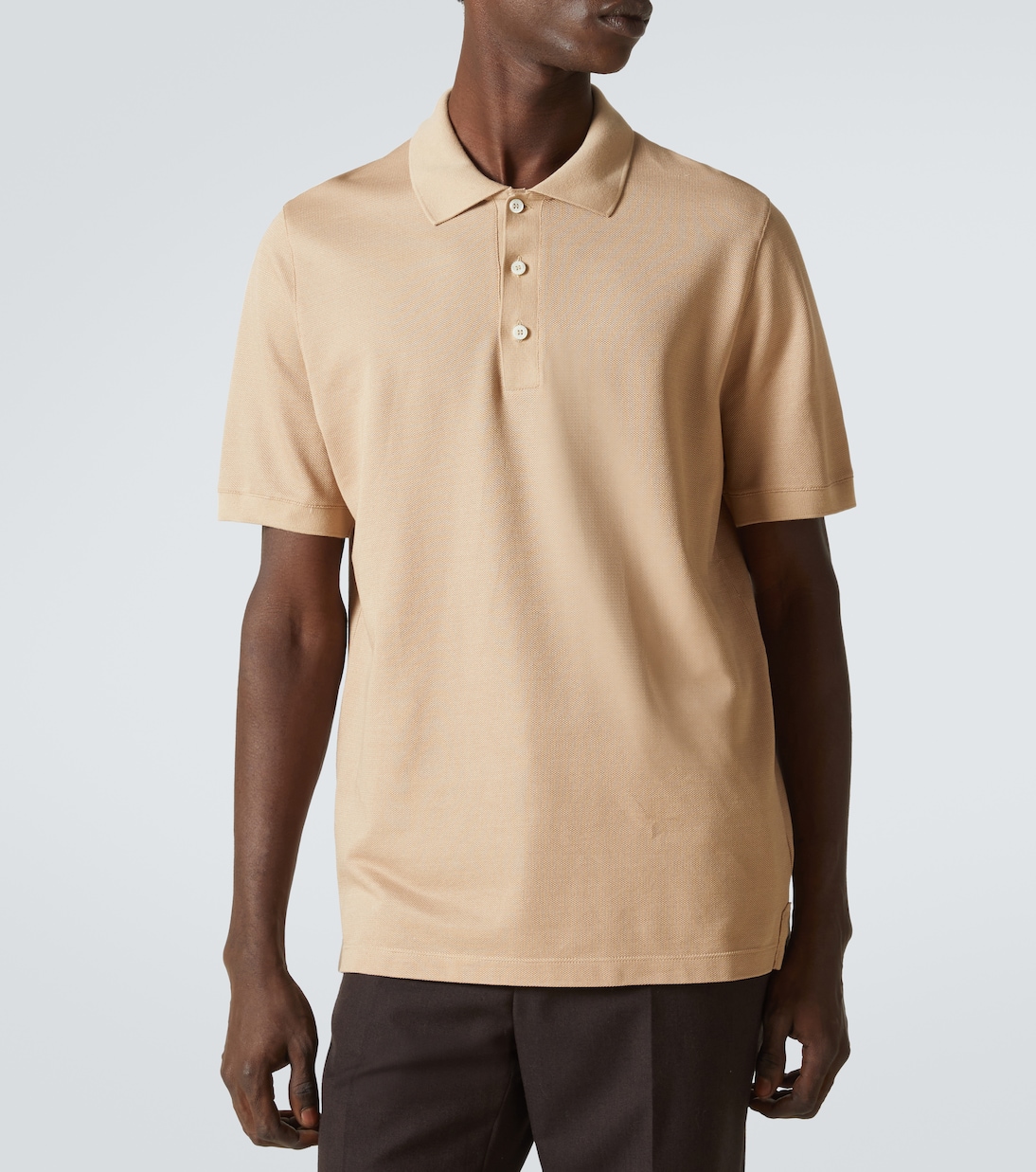 Polo in cotone e seta | Canali