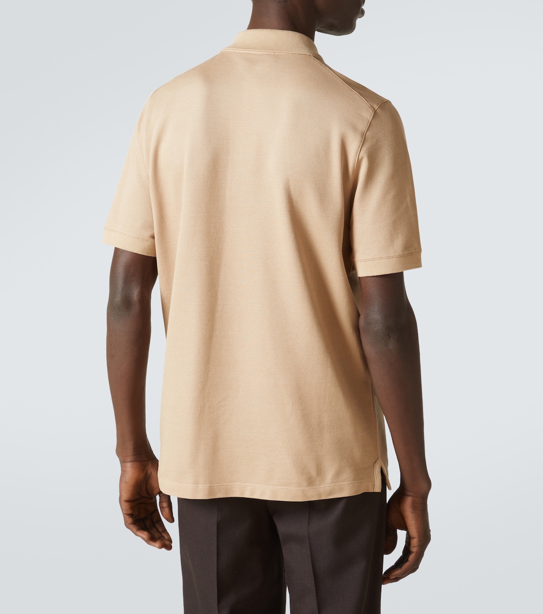 Polo in cotone e seta | Canali