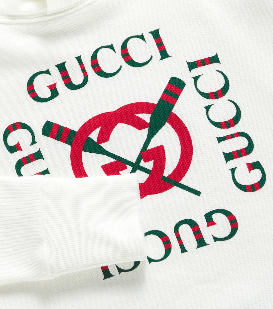 Felpa in cotone con logo e cappuccio | Gucci Kids