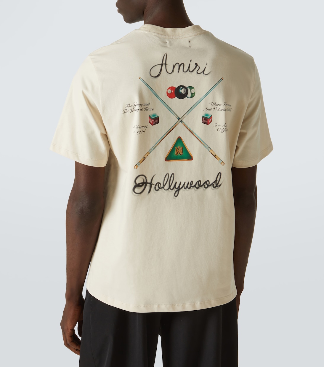 T-shirt Amiri Pool Cue in cotone | Amiri