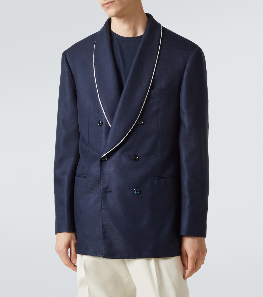 Silk tuxedo jacket | Brunello Cucinelli