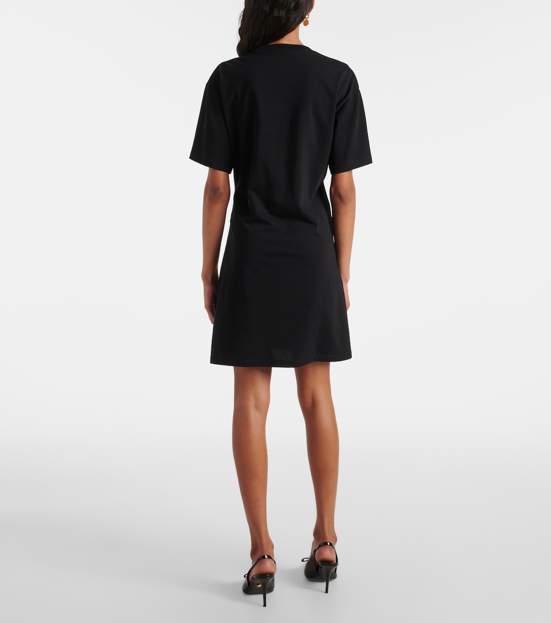 Robe en coton à logo | Versace