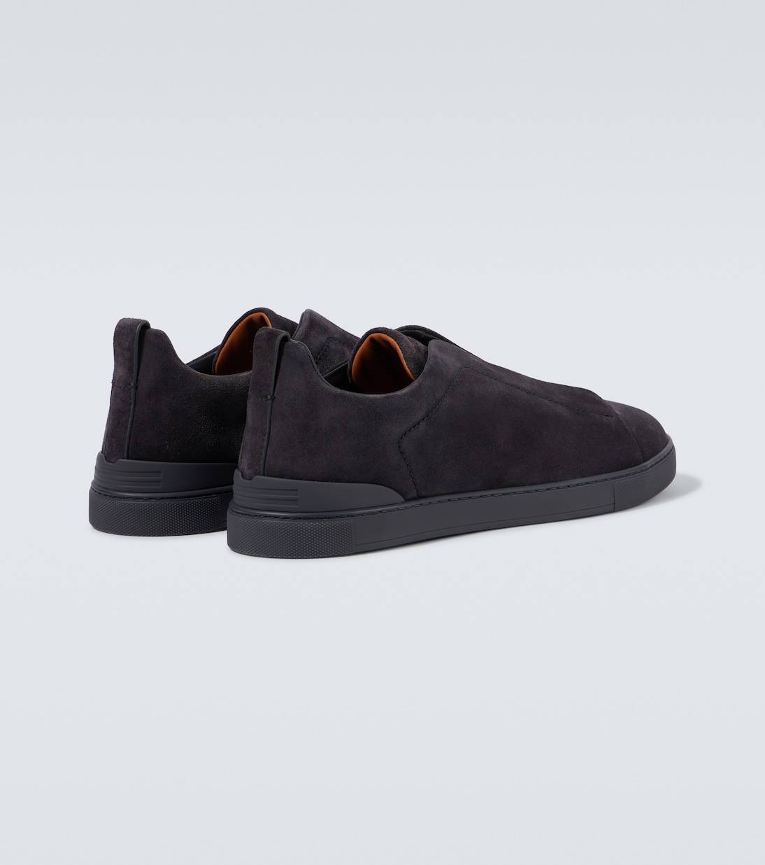 Baskets Triple Stitch en daim | Zegna