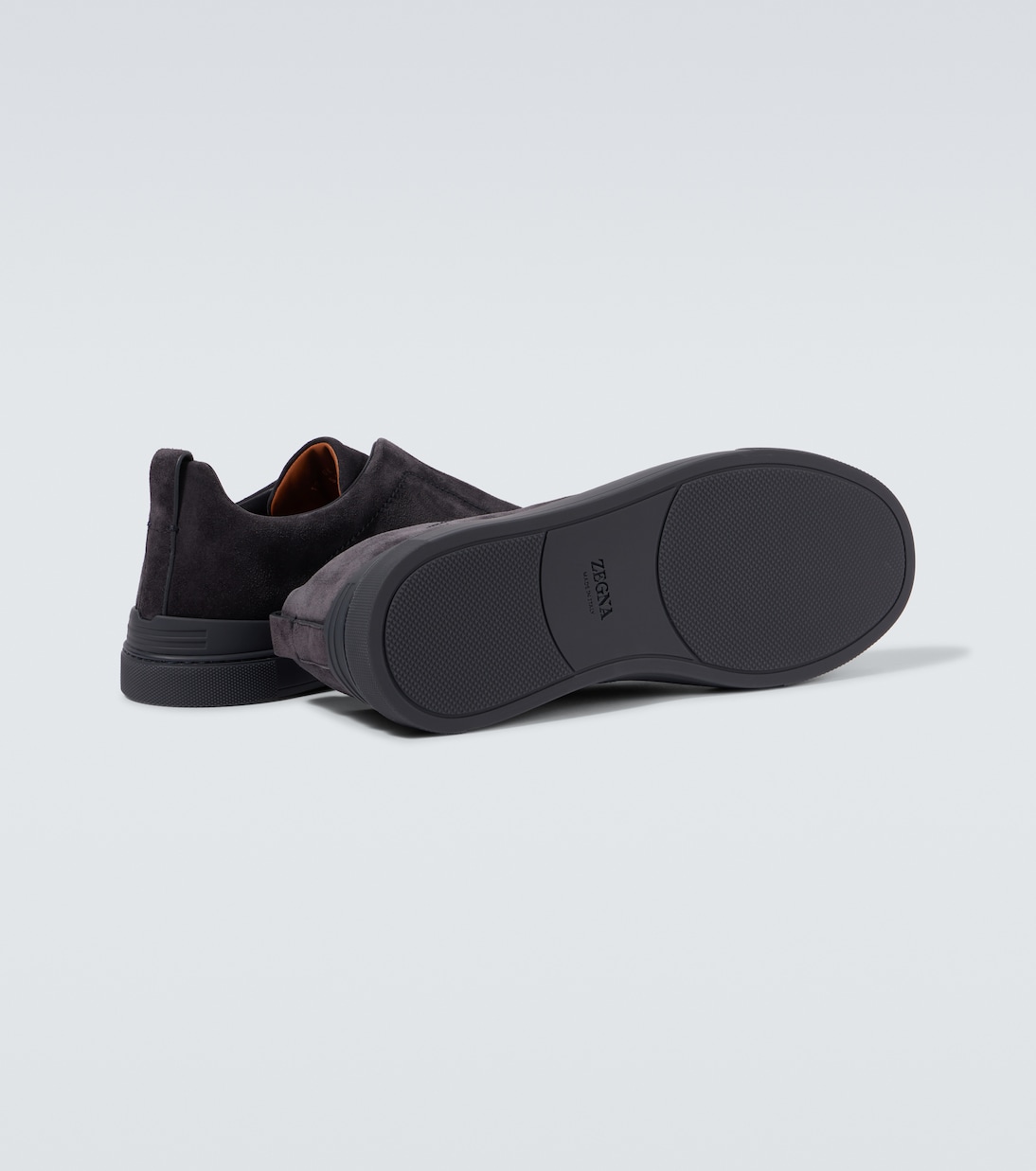 Baskets Triple Stitch en daim | Zegna