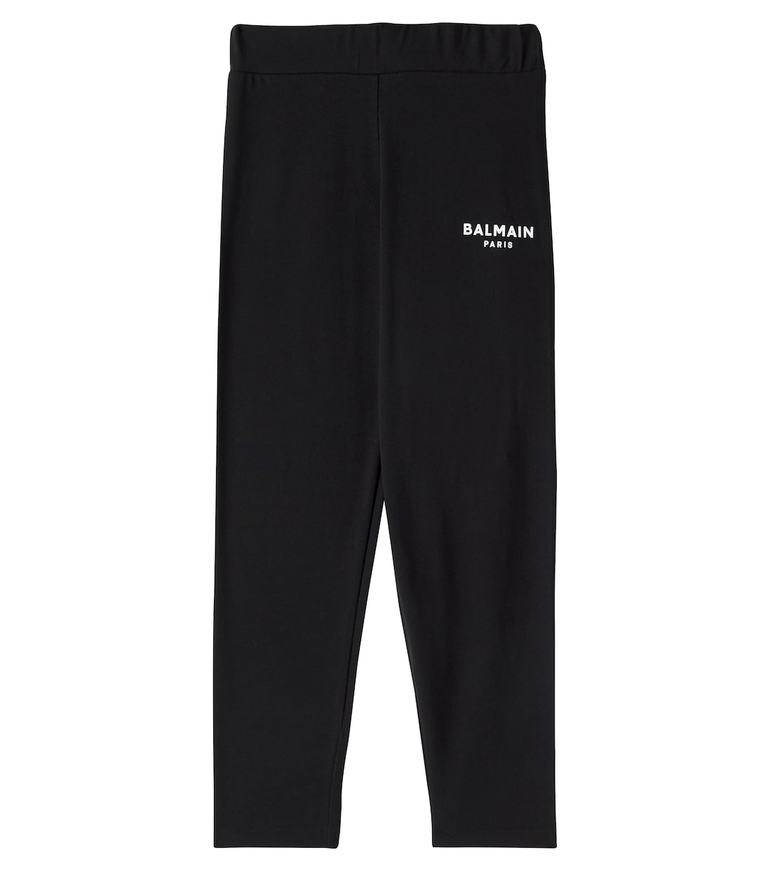 Leggings in jersey di misto cotone | Balmain Kids