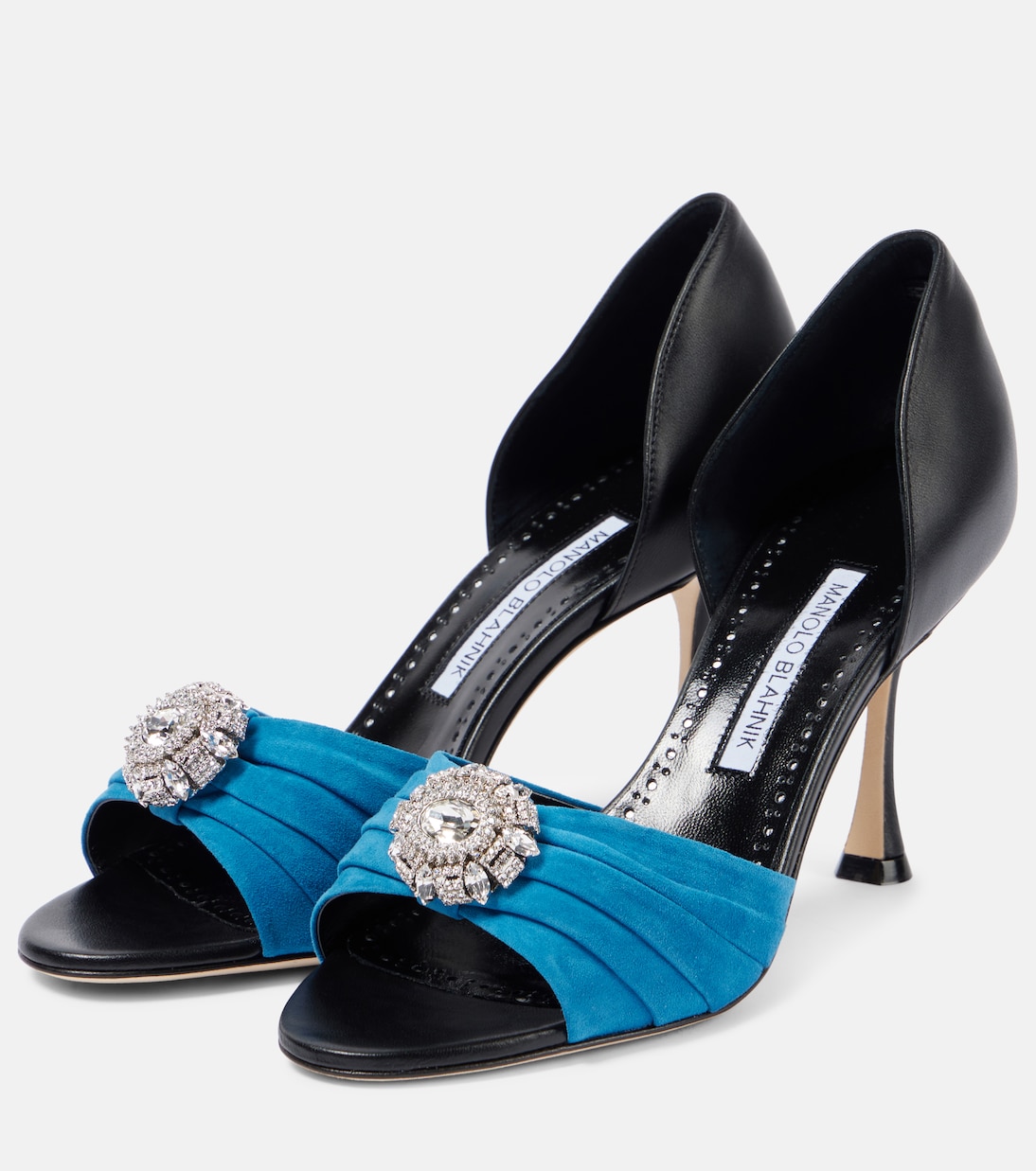Pumps Ansak 90 in suede  | Manolo Blahnik