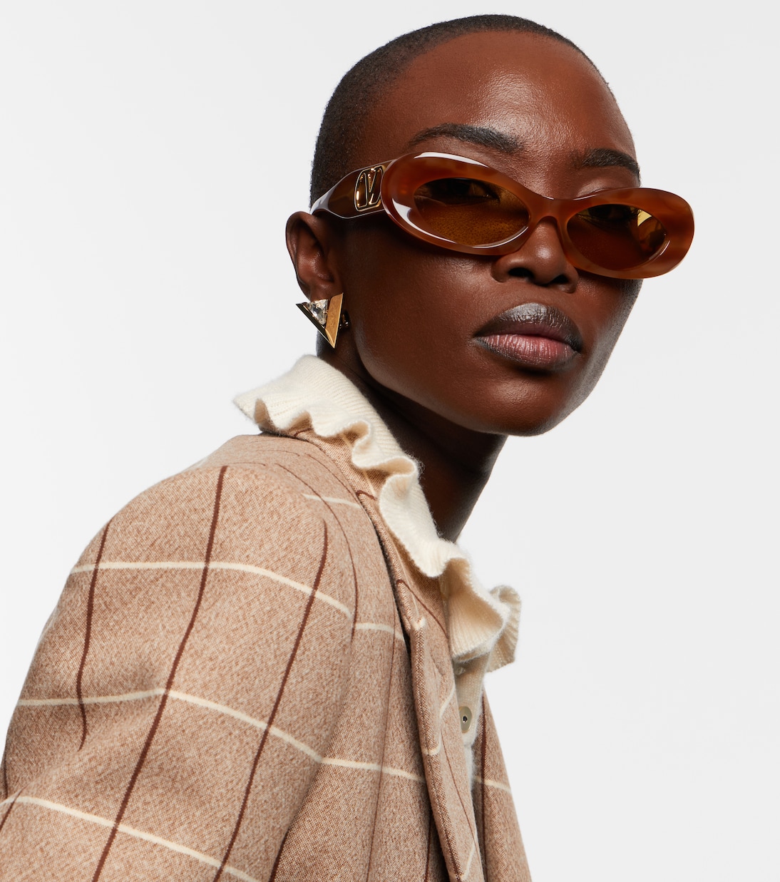 Lunettes de soleil VLogo ovales | Valentino