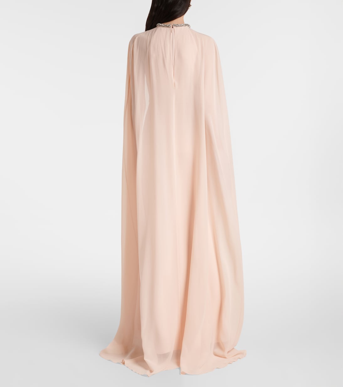 Abito lungo in chiffon di seta | Roland Mouret