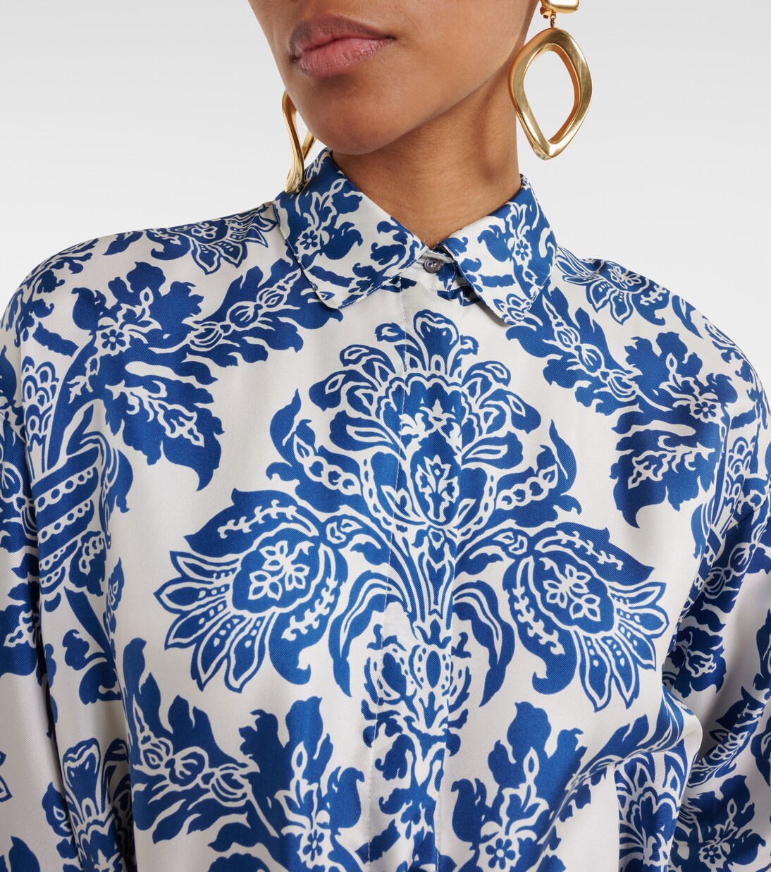 Abito midi Camelia in seta con stampa | 'S Max Mara